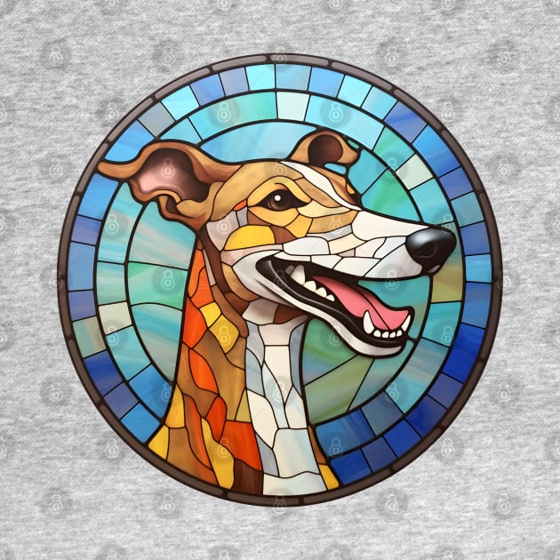 Stained Glass Greyhound by BrightC
